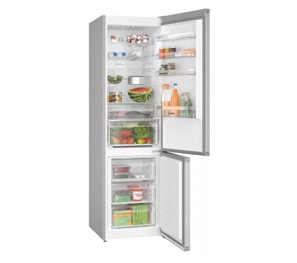 Bosch Serie 4 KGN397LDF Pełny No Frost 203cm Szuflada z kontrolą wilgotności Stalowy - Kup na Raty - RRSO 0%