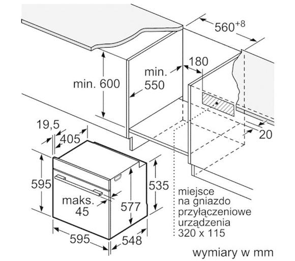 Духовой шкаф bosch hbg655bs1