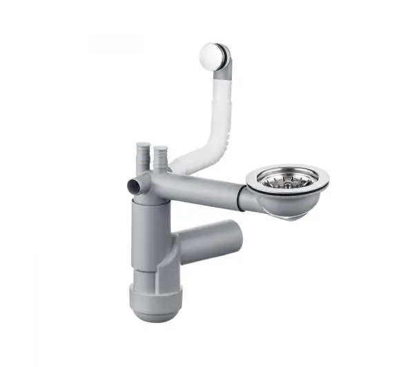 Syfon do zlewozmywaków DEANTE Space Saver Lux ZXY 9917 Stalowy