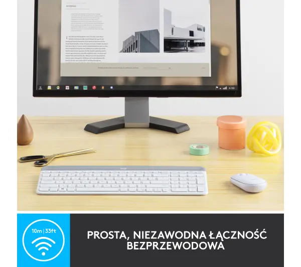 Logitech MK470  Biały