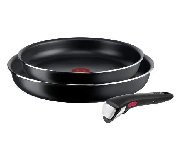 Patelnie - Tefal Ingenio Easy Cook & Clean L1539143  Tytanowa 24cm, 28cm