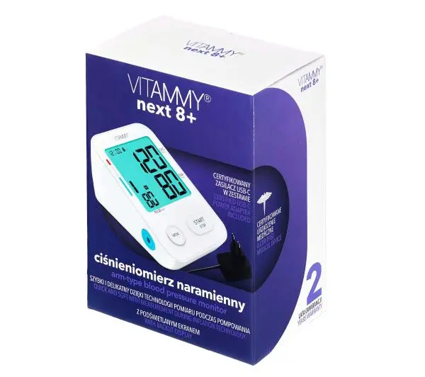 Vitammy Next 8+ Wykrywanie arytmii