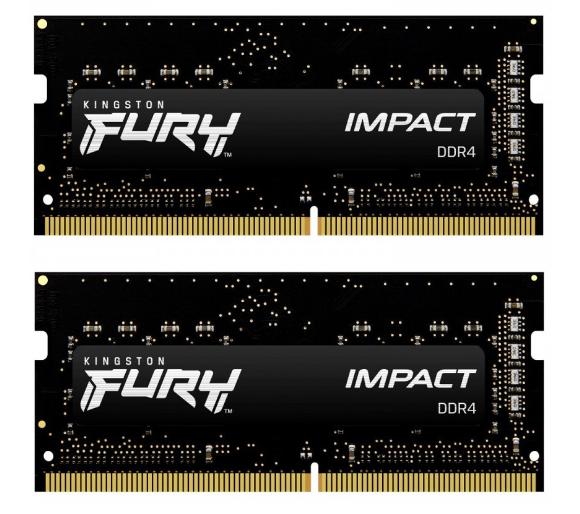 pamięć SO-DIMM Kingston FURY Impact DDR4 16GB (2 x 8GB) 2666 CL15 SODIMM