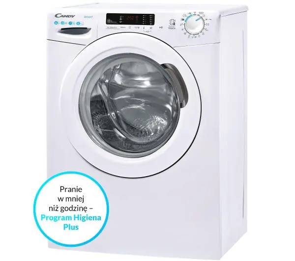 Candy Smart CS4 1062DE/1-S Slim 6kg 1000obr/min - DRUGI -30%, ALBO 5-TY ZA 1ZŁ - Kup na Raty - RRSO 0%