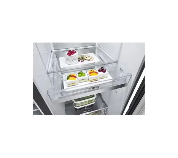 LG InstaView GSXV90MCDE Funkcje AI Pełny No Frost 179cm Dystrybutor wody Zdalne sterowanie Ciemny grafit mat - DRUGI -30%, ALBO 5-TY ZA 1ZŁ - Kup na Raty - RRSO 0%