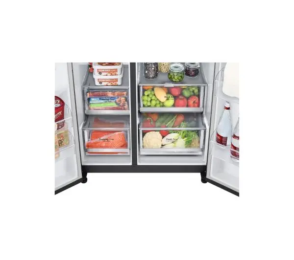 LG InstaView GSXV90MCDE Funkcje AI Pełny No Frost 179cm Dystrybutor wody Zdalne sterowanie Ciemny grafit mat - DRUGI -30%, ALBO 5-TY ZA 1ZŁ - Kup na Raty - RRSO 0%