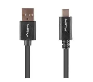 Lanberg USB do USB-C QC 3,0 1m Czarny