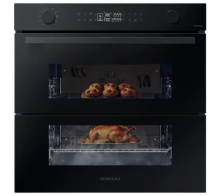 Samsung NV7B4545VAK Dual Cook Flex Termoobieg Zdalne sterowanie Czarny