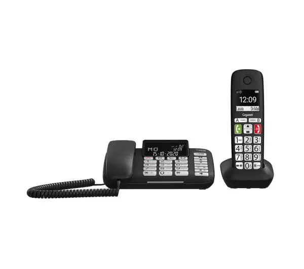 Gigaset Telefon przewodowy DL780 Plus z wygodną słuchawką bezprzewodową