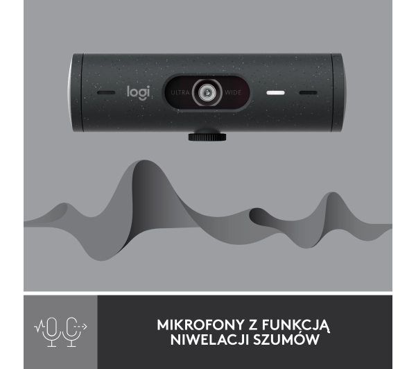 Logitech Brio 500  Grafitowy - Kup na Raty - RRSO 0%