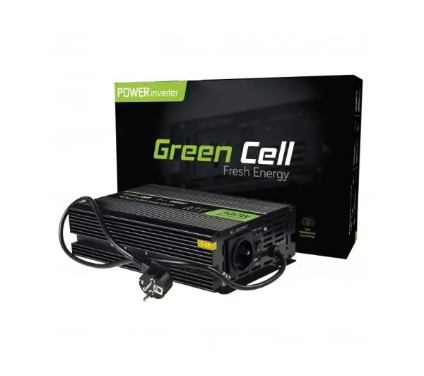 Green Cell 12V na 230V Czysta sinusoida 300W INV07