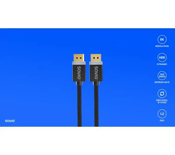 Savio CL-166 2m Czarny