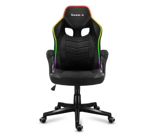 Huzaro Force 2.5 Mesh RGB Gamingowy do 130kg Tkanina Czarny