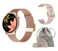 Maxcom FW58 Vanad Pro 46mm Złoty + Kamień Gua Sha