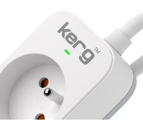 Kerg M02384 3 gniazda 3m Biały