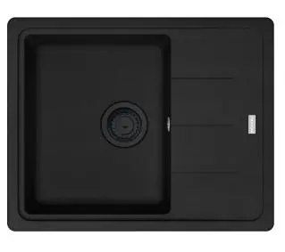 Franke Basis BFG 611-62 Granitowy Czarny mat - DRUGI -30%, ALBO 5-TY ZA 1ZŁ - Kup na Raty - RRSO 0%