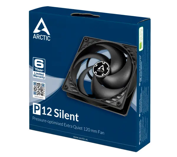 Arctic P12 Silent 120mm Czarny