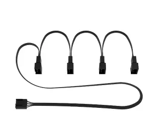 Arctic 4-Pin PWM Fan Splitter Czarny