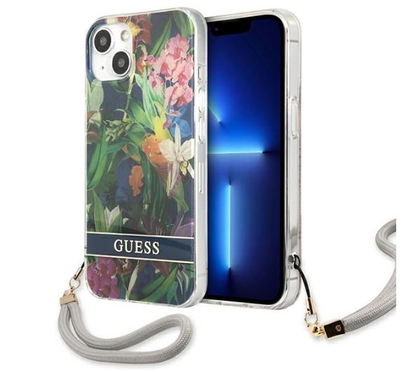 Фото - Чохол GUESS Flower Strap GUHCP13MHFLSB do iPhone 13 