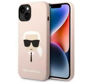 Karl Lagerfeld Silicone Karl`s Head Magsafe KLHMP14MSLKHLP do iPhone 14 Plus