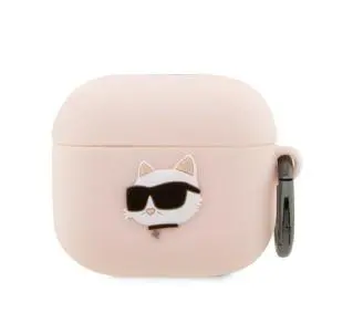 Karl Lagerfeld Silicone Choupette Head 3D do AirPods 3 Różowy