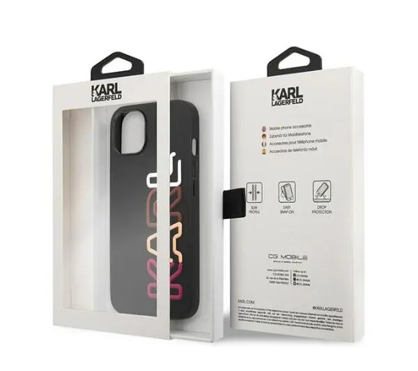 Karl Lagerfeld Multipink Brand KLHCP13SPCOBK do iPhone 13 mini