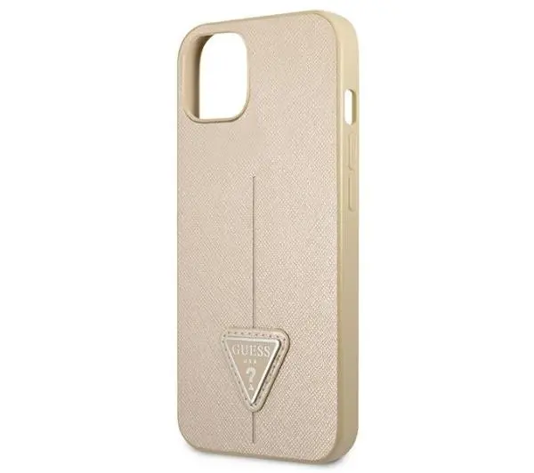 Guess Saffiano Triangle Logo GUHCP13SPSATLE do iPhone 13 mini