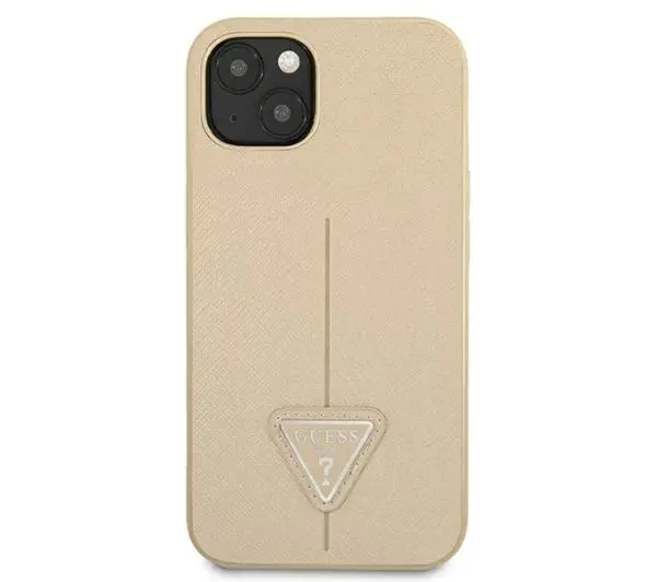 Guess Saffiano Triangle Logo GUHCP13SPSATLE do iPhone 13 mini
