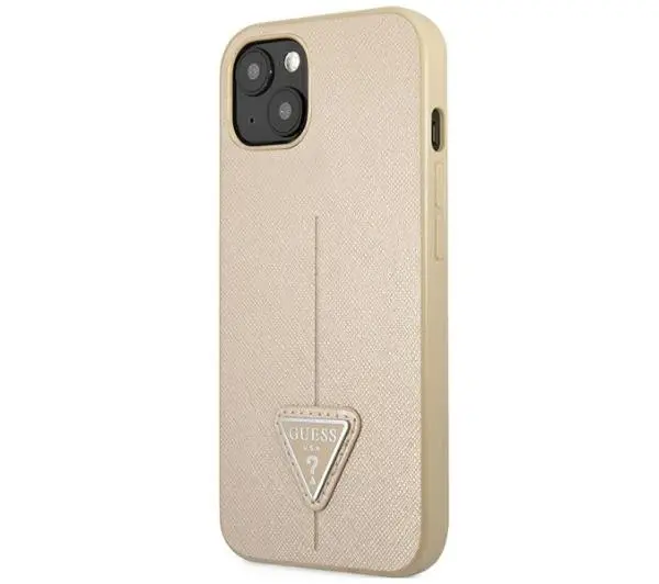 Guess Saffiano Triangle Logo GUHCP14MPSATLE do iPhone 14 Plus