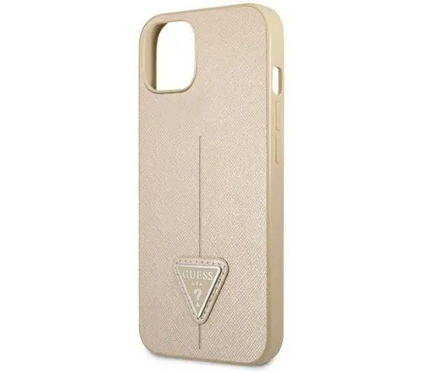 Guess Saffiano Triangle Logo GUHCP14MPSATLE do iPhone 14 Plus