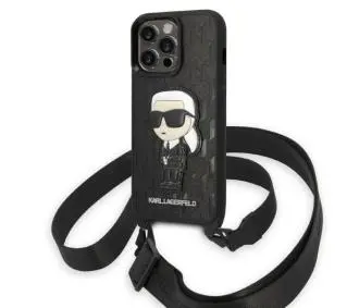 Karl Lagerfeld Monogram Ikonik Patch KLHCP14LSTKMK do iPhone 14 Pro