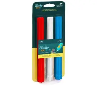 3Doodler 3DS-ECO-MIX1-75 Start Eko 2,5mm 75szt. 3 kolory Cherry Red / Simply White / Ocean Blue