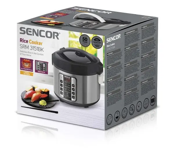 Sencor SRM 3151BK Regulacja temperatury 700W 1,5l
