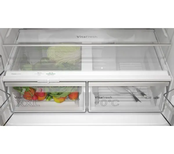 Bosch Serie 4 KFN96AXEA Pełny No Frost 183cm Szuflada z kontrolą wilgotności Zdalne sterowanie Ciemna Stal Nierdzewna - Kup na Raty - RRSO 0%