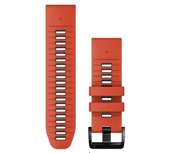 Pasek do Garmin 010-13281-04 QuickFit koperta 50.51 mm (szerokość paska 26 mm) Czerwono-grafitowy