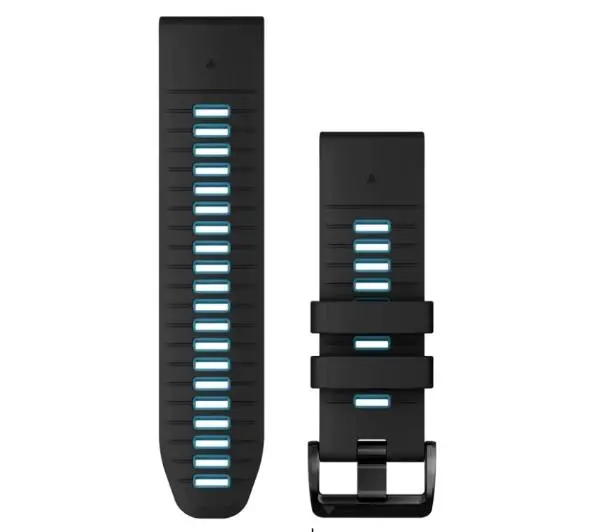 Pasek GARMIN QuickFit 010-13281-05 do koperty 50.51 mm (szerokość paska 26 mm) Czarno-błękitny