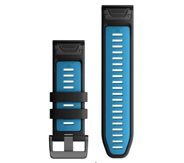 Garmin QuickFit 26 silikon Czarno-błękitny