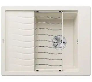 Blanco ELON 45 S 527067 Granitowy Biały - Kup na Raty - RRSO 0%