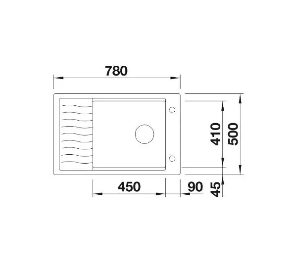 Blanco ELON XL 6 S 527252 Granitowy Szary - Kup na Raty - RRSO 0%