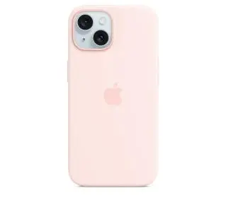 Apple silikonowe z MagSafe do iPhone 15 Jasno-różowy