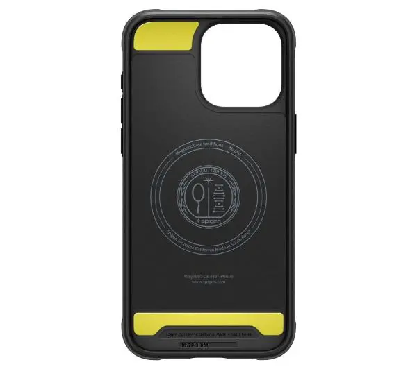 Spigen Rugged Armor MagFit do iPhone 15 Pro Max Czarny