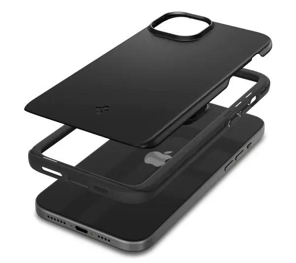 Spigen Thin Fit do iPhone 15 Czarny