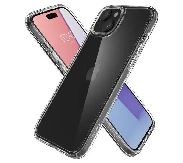 Spigen Ultra Hybrid do iPhone 15 crystal clear