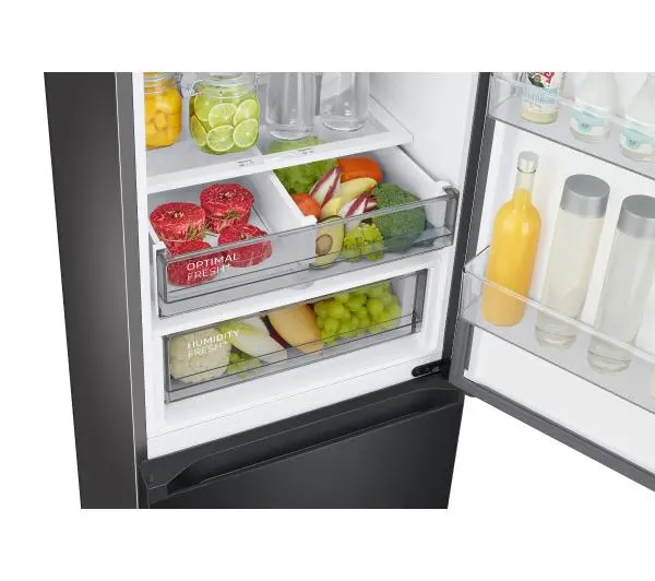 Samsung Bespoke RB38C7B6AB1 Funkcje AI Pełny No Frost 203cm Szuflada z kontrolą wilgotności Zdalne sterowanie Grafitowa Stal - TRZECI -55%, ALBO 5-TY ZA 1ZŁ - Kup na Raty - RRSO 0%