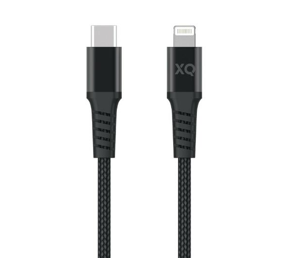 Zdjęcia - Kabel Xqisit Lightning do USB C 2,0 2m Czarny 