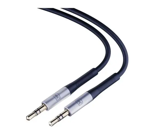 3mk jack 3,5mm - jack 3,5mm 1m Czarny