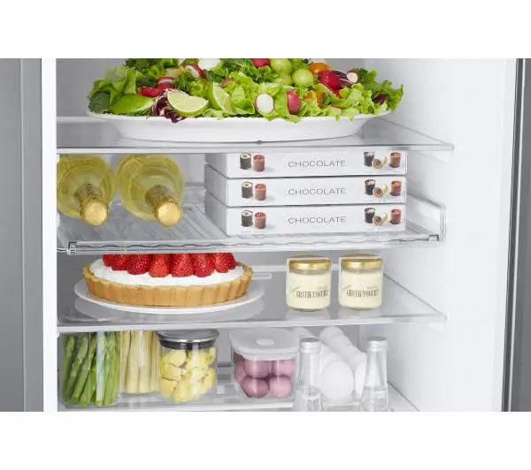 Samsung Bespoke RB38C7B6AAP Pełny No Frost 203cm Szuflada z kontrolą wilgotności Soczysta brzoskwinia/Głęboka czerń - TRZECI -55%, ALBO 5-TY ZA 1ZŁ - Kup na Raty - RRSO 0%