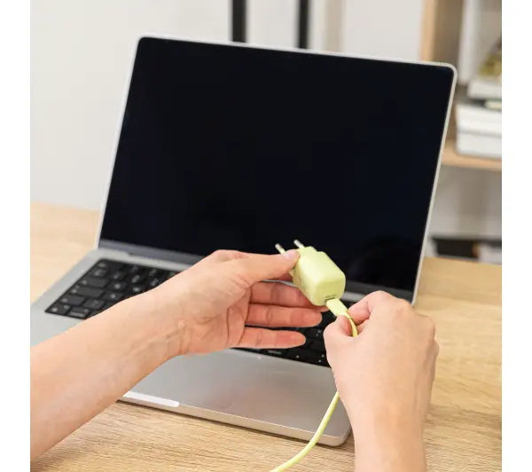 Reinston EKT52 USB-C do USB-C SOFT 65W 1,5m Zielony