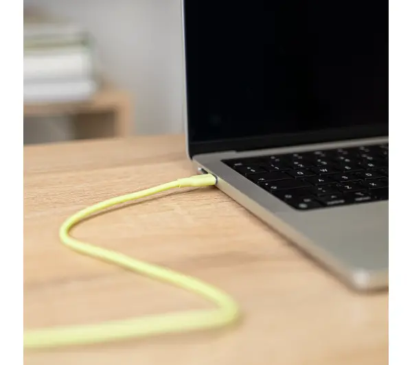 Reinston EKT52 USB-C do USB-C SOFT 65W 1,5m Zielony