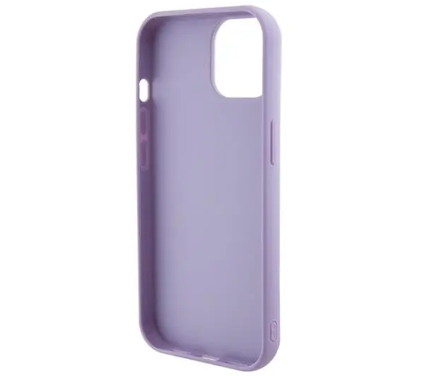 Guess Sequin Script Metal GUHCP15SPSFDGSU do iPhone 15 Purpurowy
